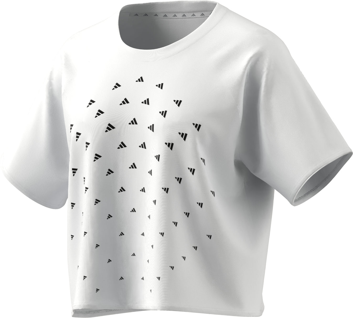 Adidas Damen BLUV Tee Trainingsshirt lockeres T-Shirt weiß