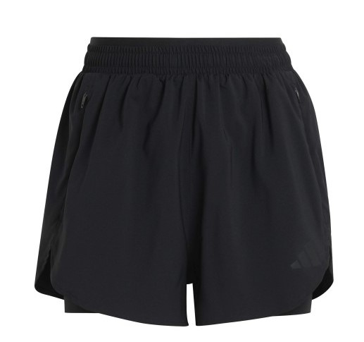 Adidas Damen D4T Workout Go To 2 in 1 Shorts schwarz S