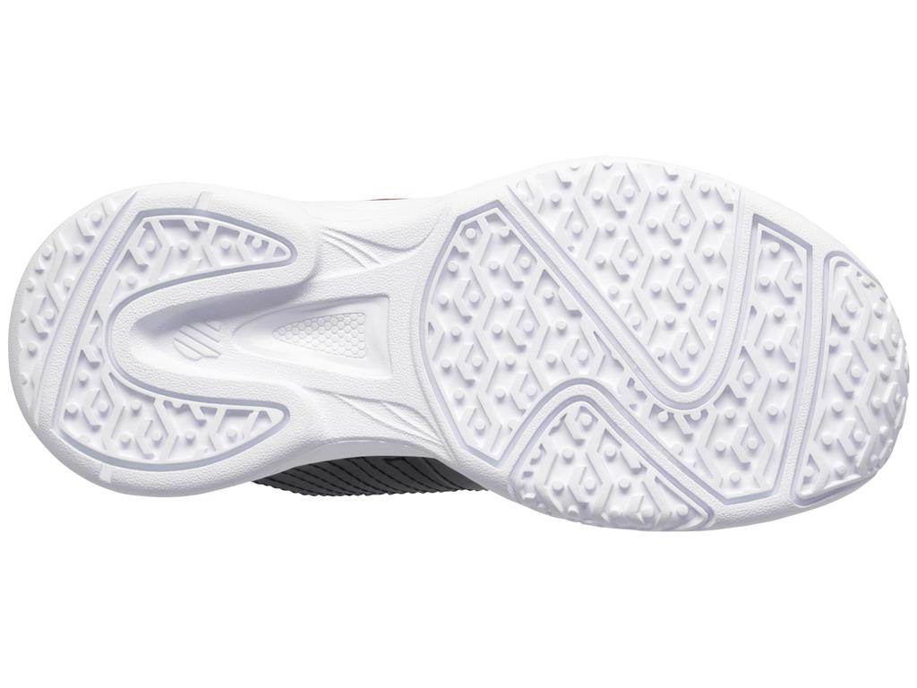 K-Swiss Kinder Court Express Strap Tenisschuh black-orange 28