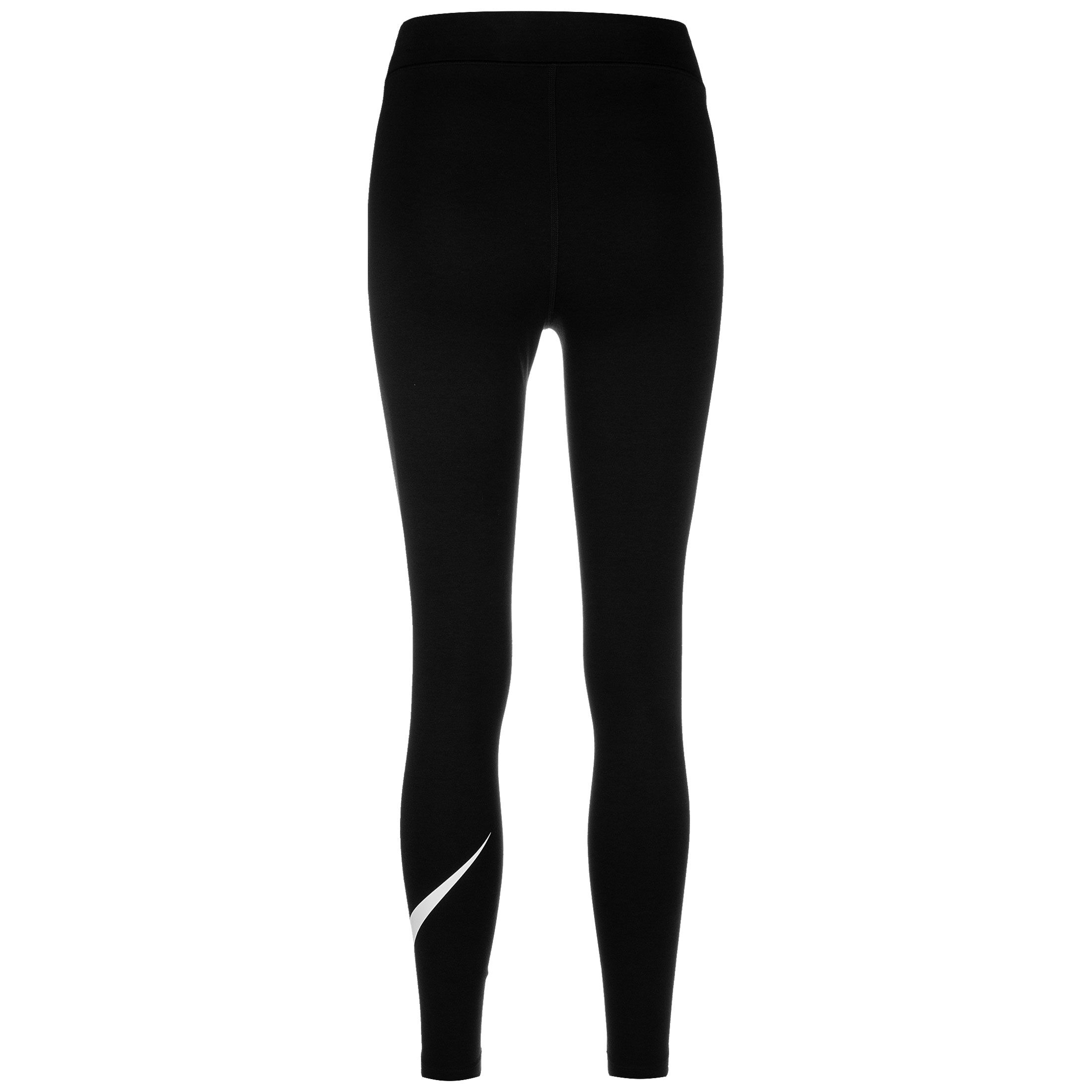 Nike Damen Sportswear Classics High Waisted Graphic Leggings Tight schwarz