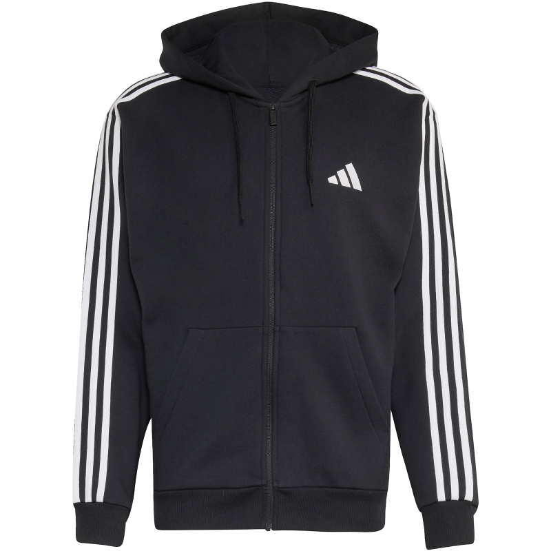 Adidas Herren 3S French Terry Full-Zip Hoodie schwarz M