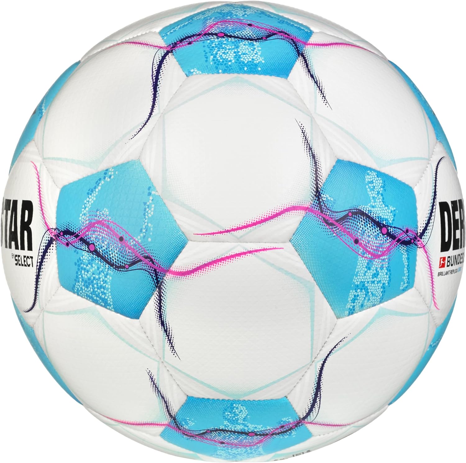 Derbystar Bundesliga 24/25 Brillant Replica Light Fußball weiß-blau 4