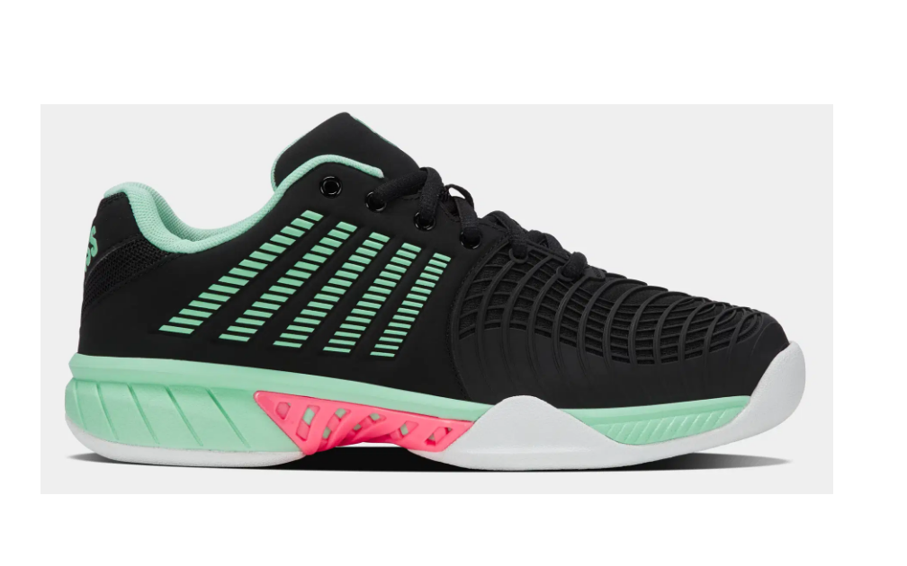 K- Swiss Damen Express Light 3 Carpet Tennisschuh Hallenschuh schwarz mint pink 39,5
