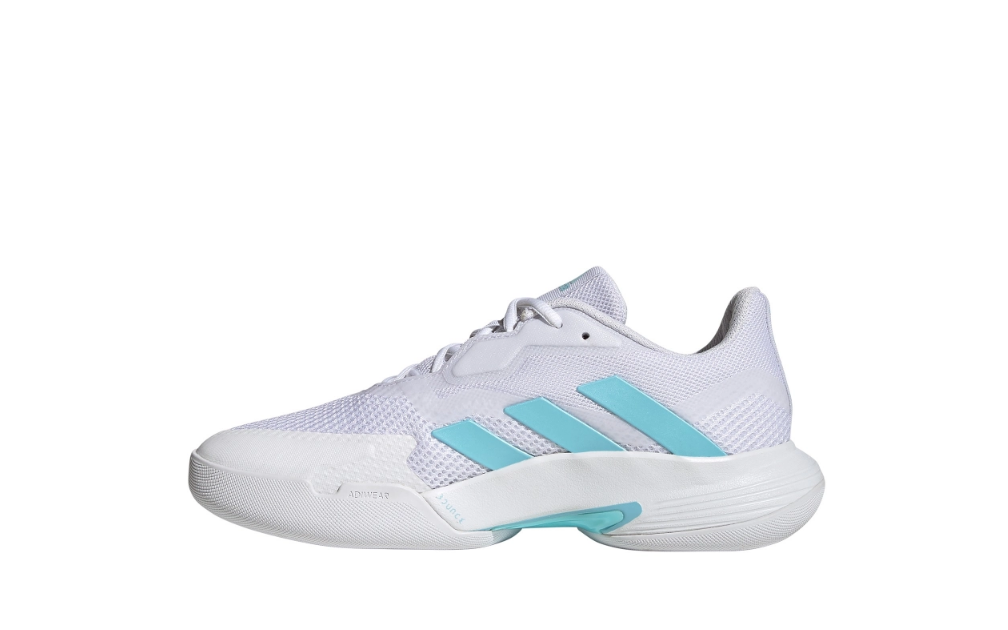 Adidas Damen CourtJam Control Carpet Tennisschuh Teppich weiß türkis