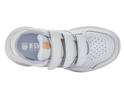 K-Swiss Kinder Court Express Strap Omni All Court Tennisschuh weiß-hellblau