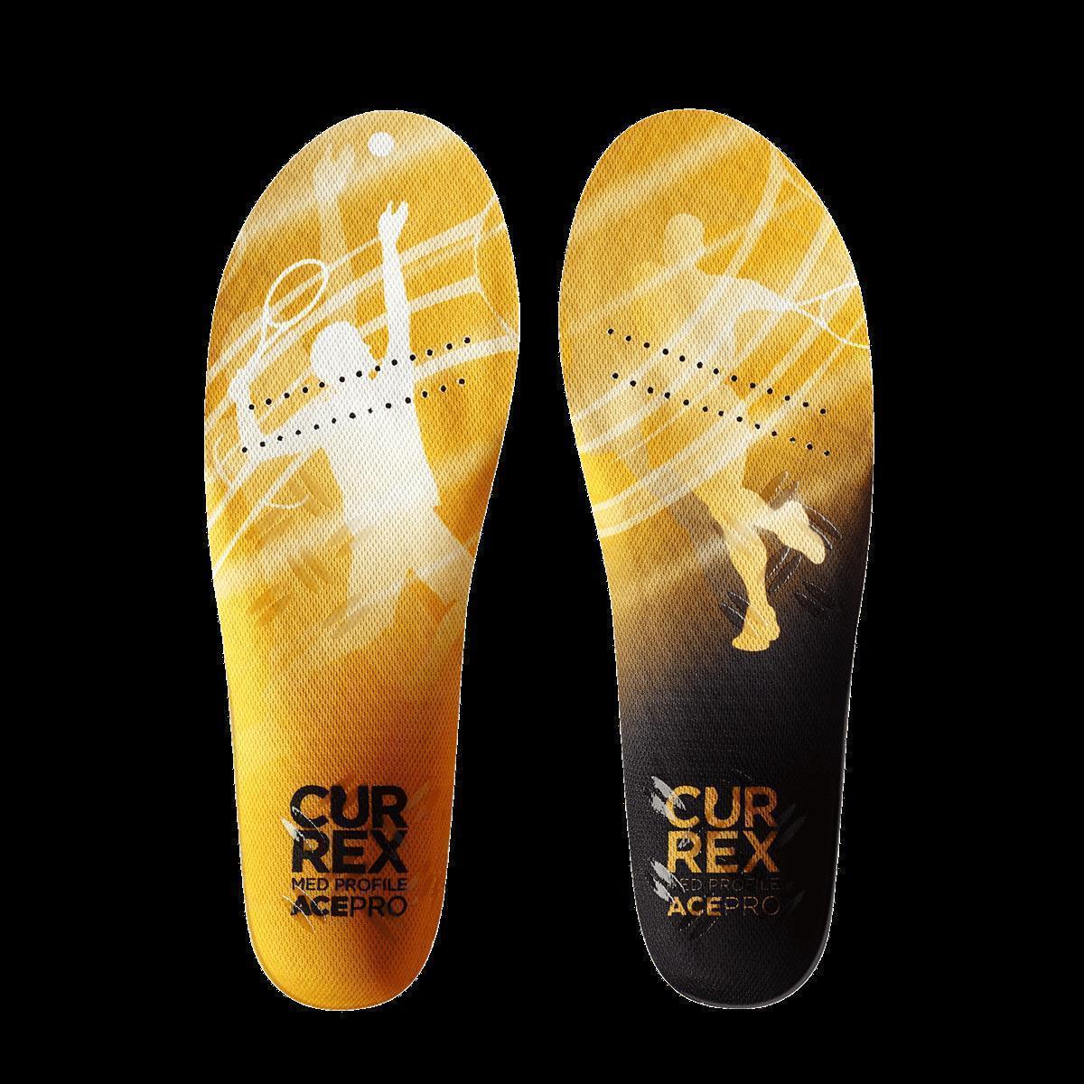 Currex Ace Pro Tennis Einlegesohle med gelb XXL 47-49