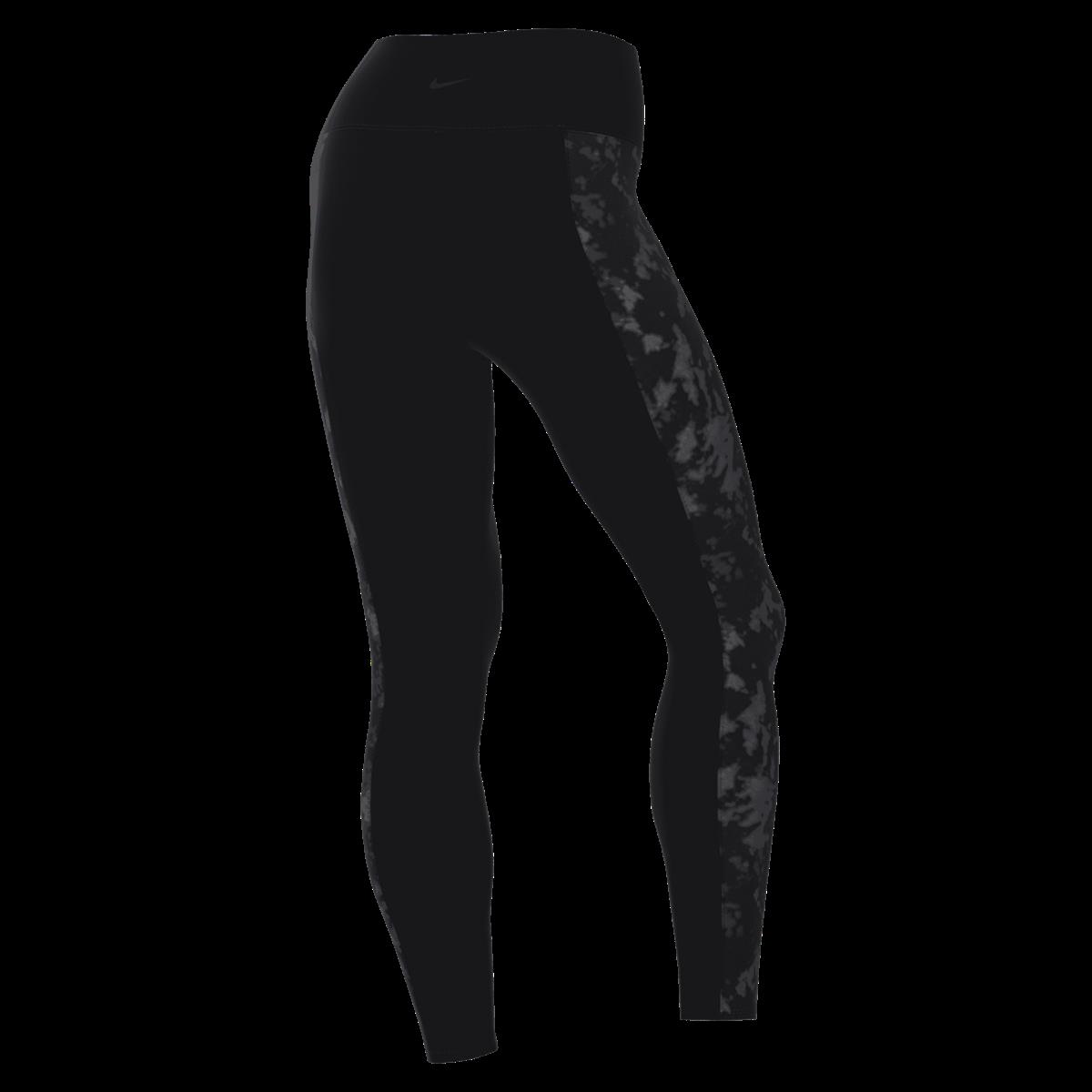 Nike Damen One High- Waisted Leggings Trainingsleggings schwarz, grau