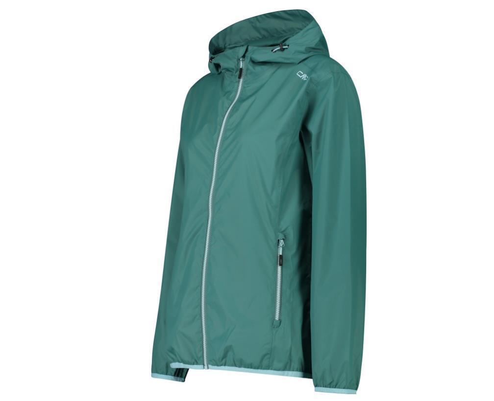 Campangnolo Damen Jacket Rain Fix Hood Jacke Regenjacke petrol 44