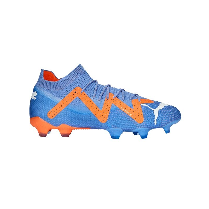 Puma Herren Future Ultimate FG/AG Fussballschuh blau-orange-weiß 47