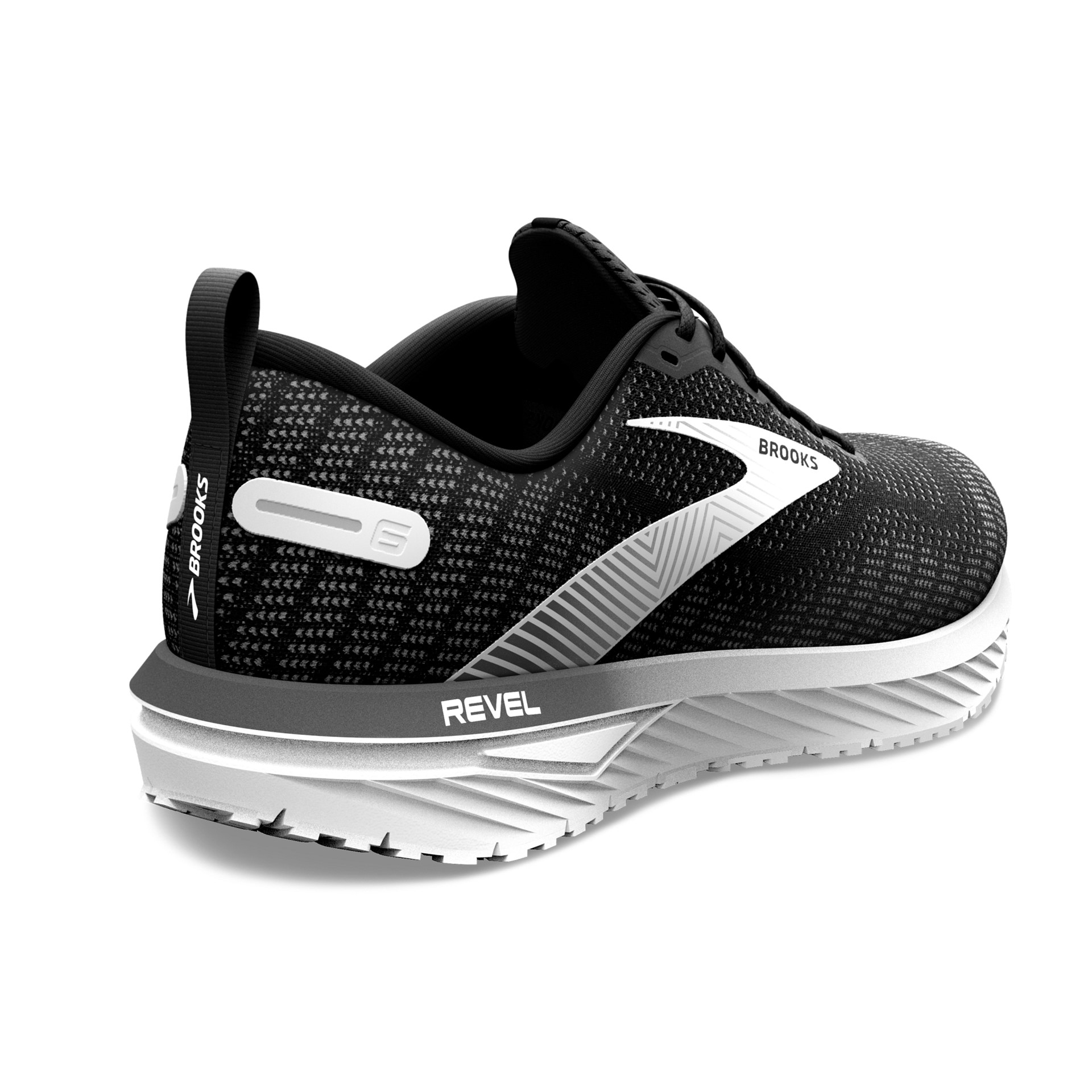 Brooks Damen Revel 6 Laufschuh schwarz-weiß 42.5