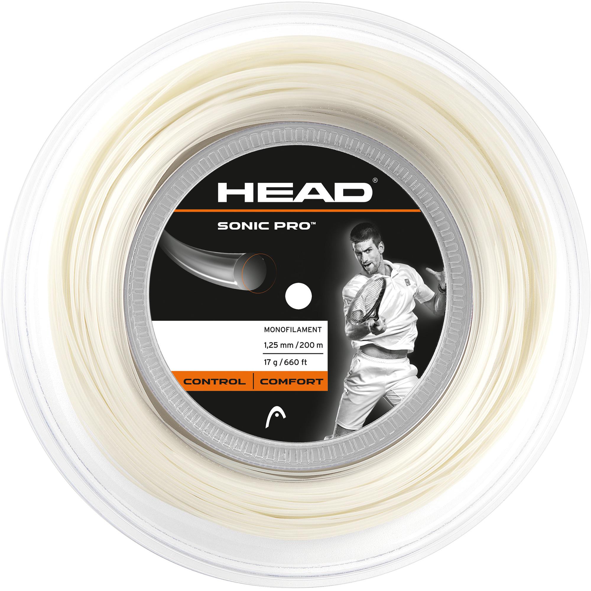 Head Sonic Pro 200m Saitenrolle weiß 1.30mm