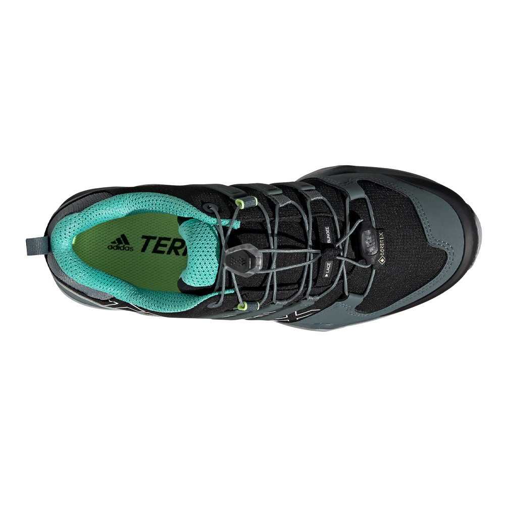 Adidas Damen Terrex Swift R2 Wanderschuh Outdoorschuh schwarz-grau-türkis