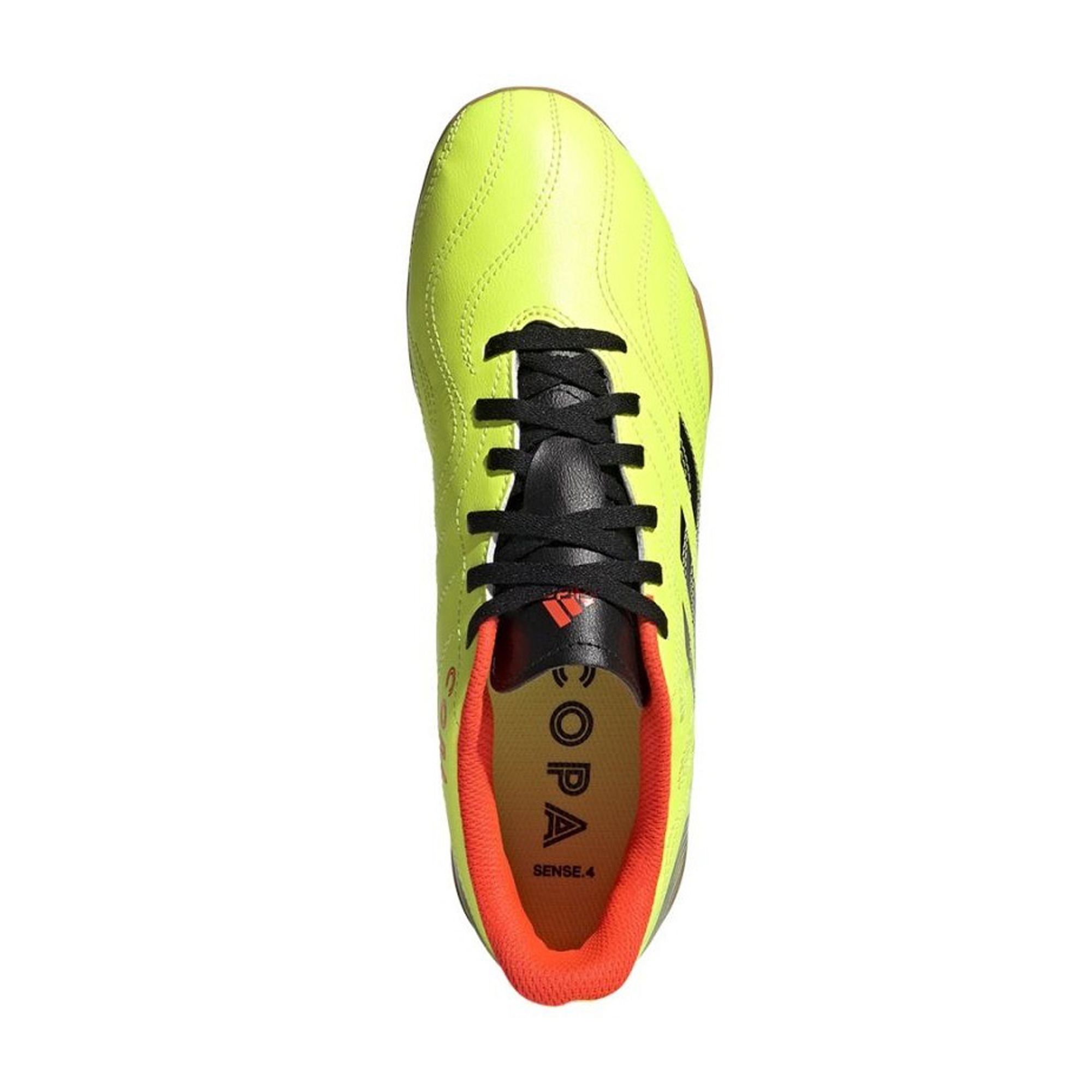 Adidas Herren Copa Sense 4 Fußballschuh Hallenschuh gelb-schwarz 45 1/3
