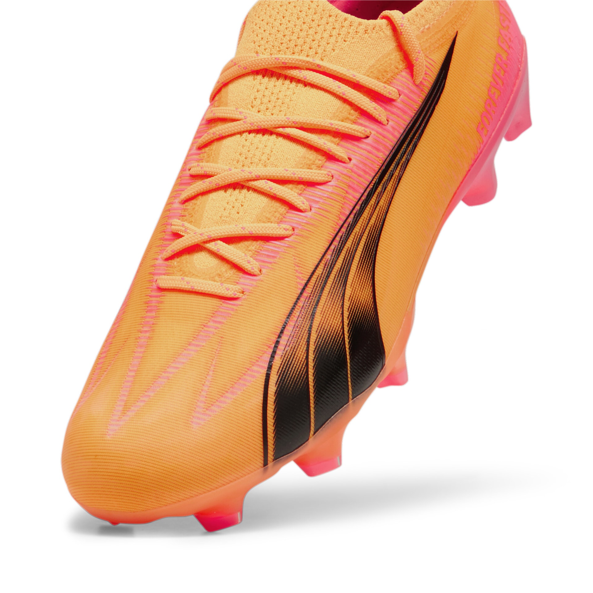 Puma Herren Ultra Ultimate FG/AG Fußballschuh gelb-schwarz-pink 46