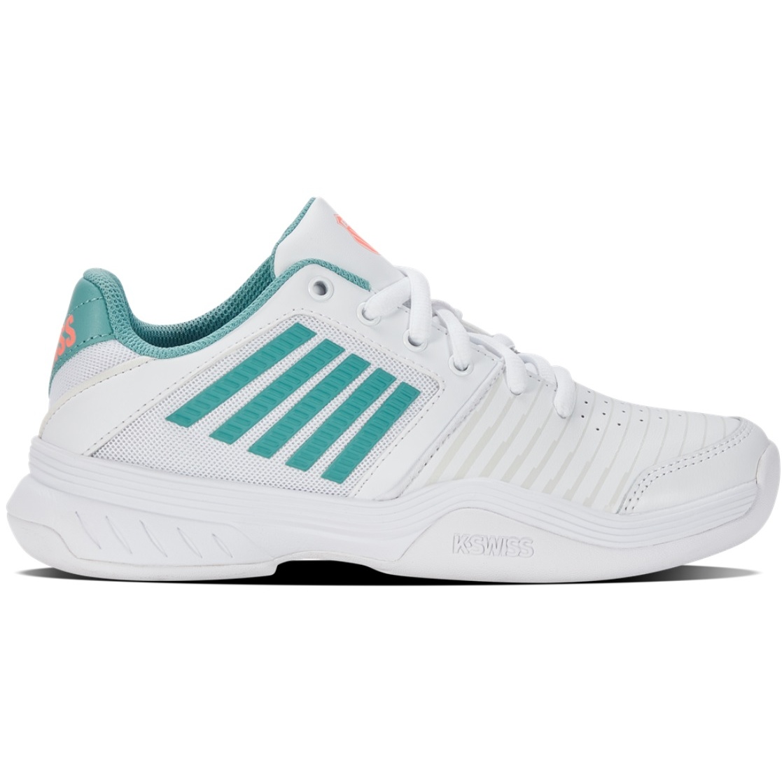 K-Swiss Kinder Court Express Carpet Tennisschuh weiß-mint