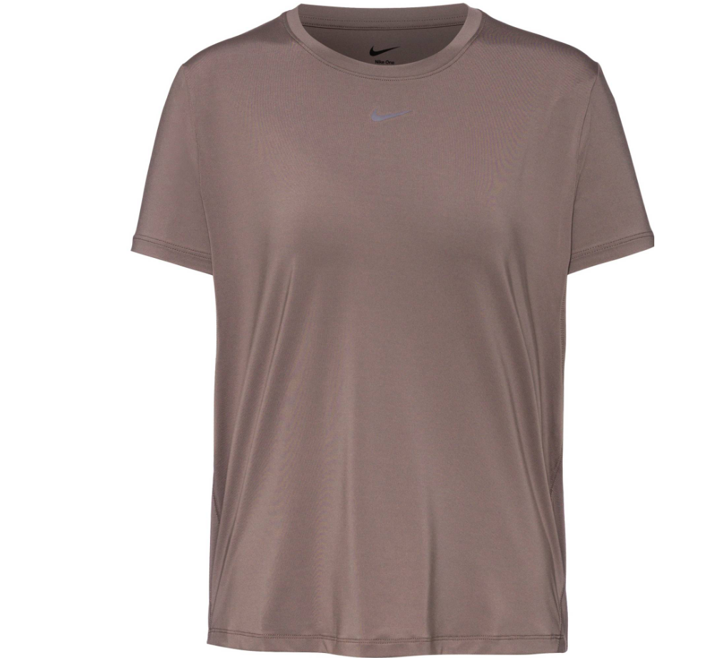 Nike  Damen One Classic Dri- Fit T- Shirt Trainingsshirt braun