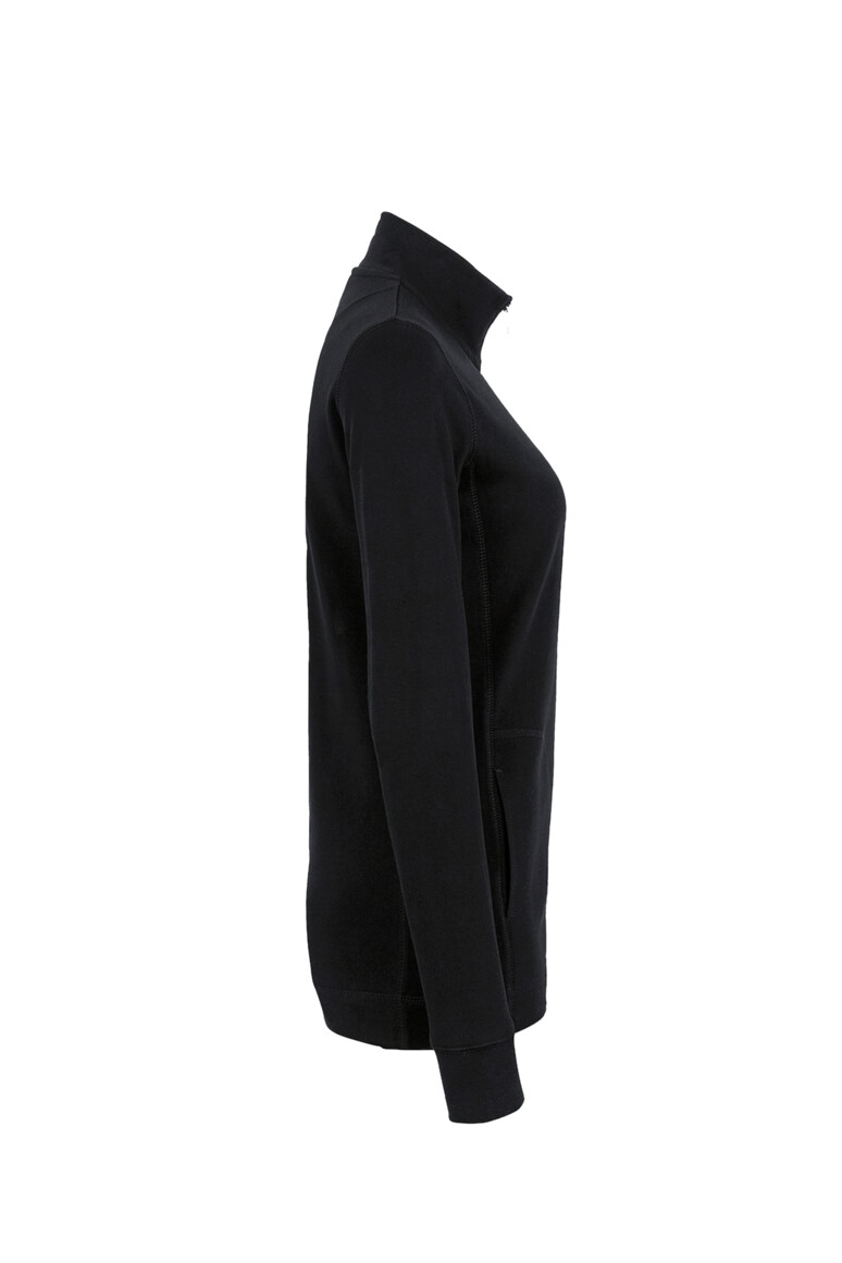 Hakro Damen Interlockjacke Freizeitjacke schwarz L