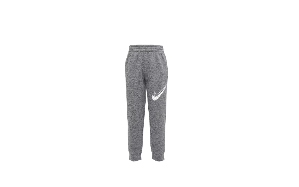 Nike Kinder Multi Big Kids Thmera- Fit Jogginghose Trainingshose grau- weiß