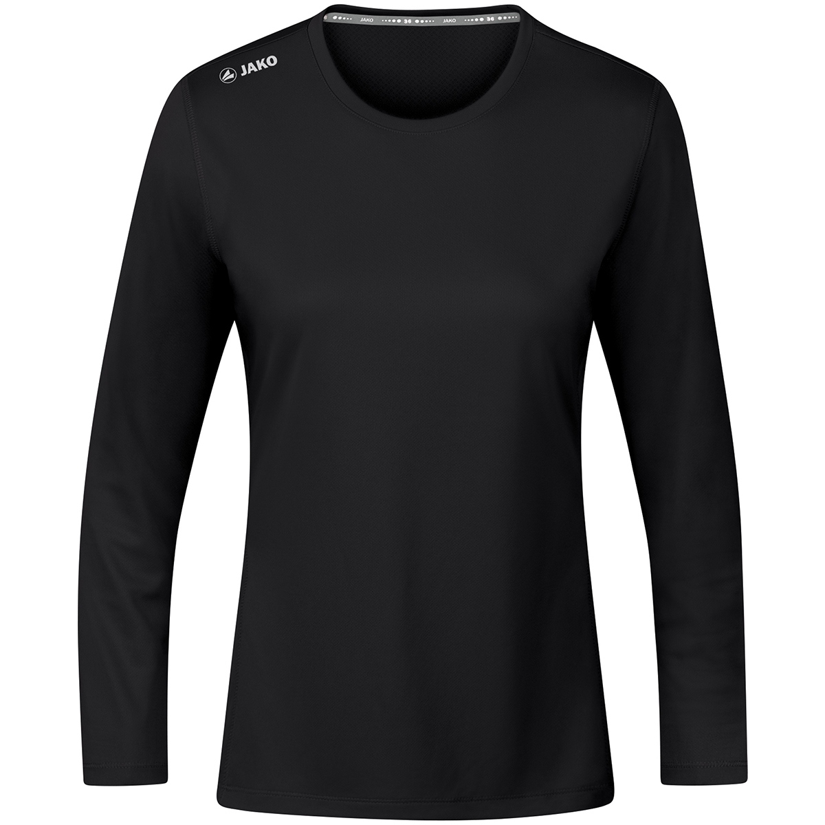 Jako Damen Run 2.0 Longsleeve Langarmshirt schwarz 42