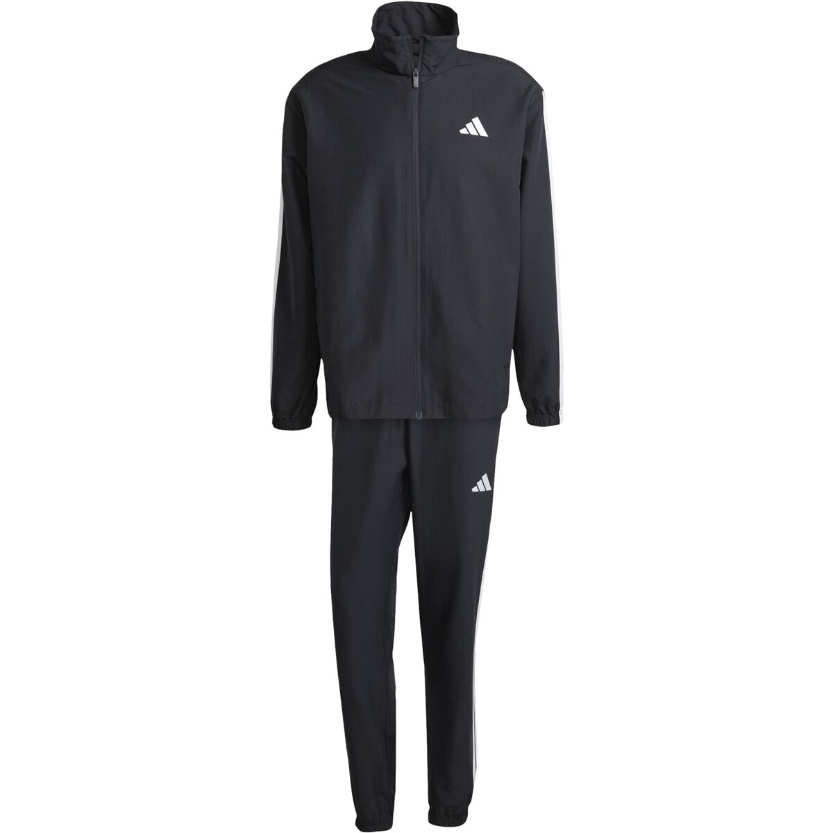 Adidas Herren 3 Streifen Woven Trainingsanzug schwarz, weiß