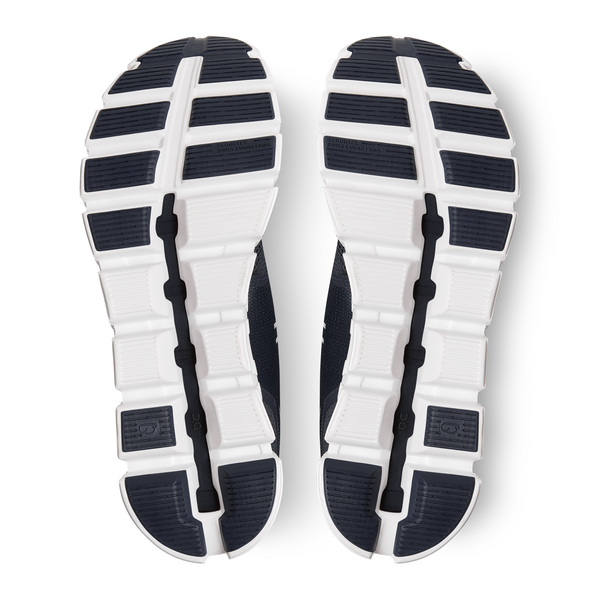 ON Herren Cloud 5 Laufschuh Freizeitschuh dunkelblau-weiß 43