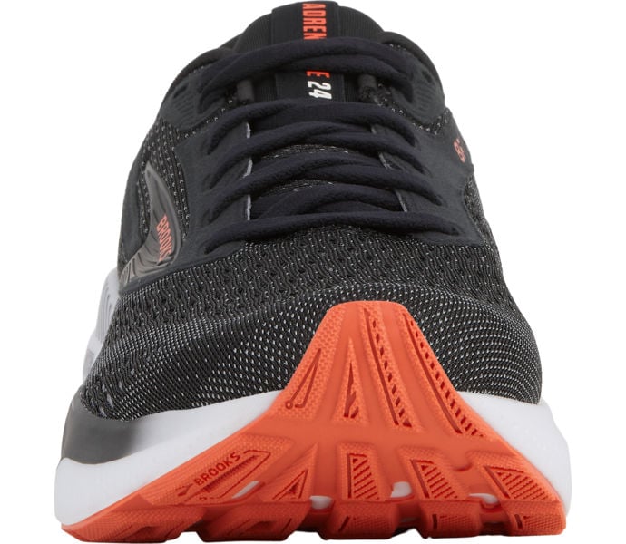 Brooks Herren Adrenaline GTS 24 Laufschuh gestützter Laufschuh schwarz, weiß, orange