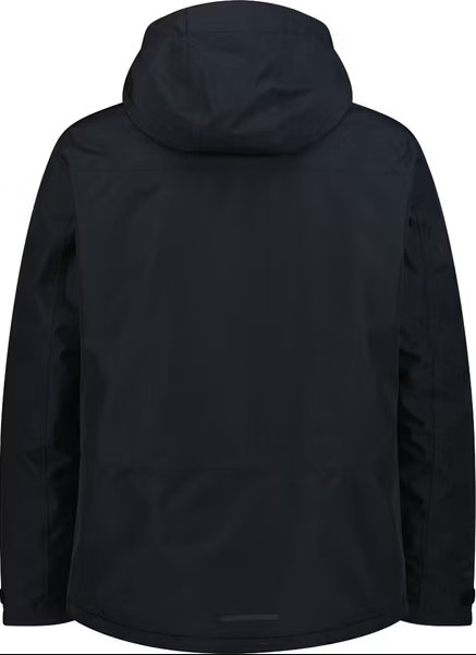 CMP Herren Snaps Hood Jacket Regenjacke/Outdoorjacke schwarz 56