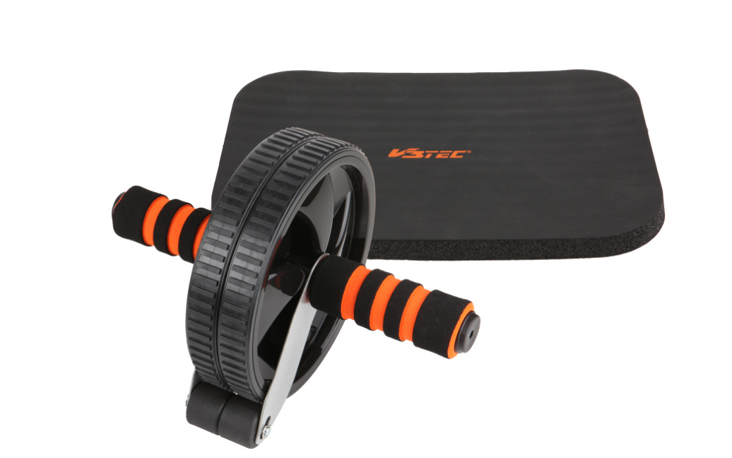 V3tec AB Wheel Bauchmuskeltrainer schwarz