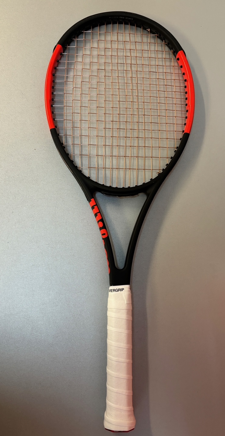 Wilson Pro Staff 97 v11 Tennisschläger (gebraucht) schwarz-rot L3
