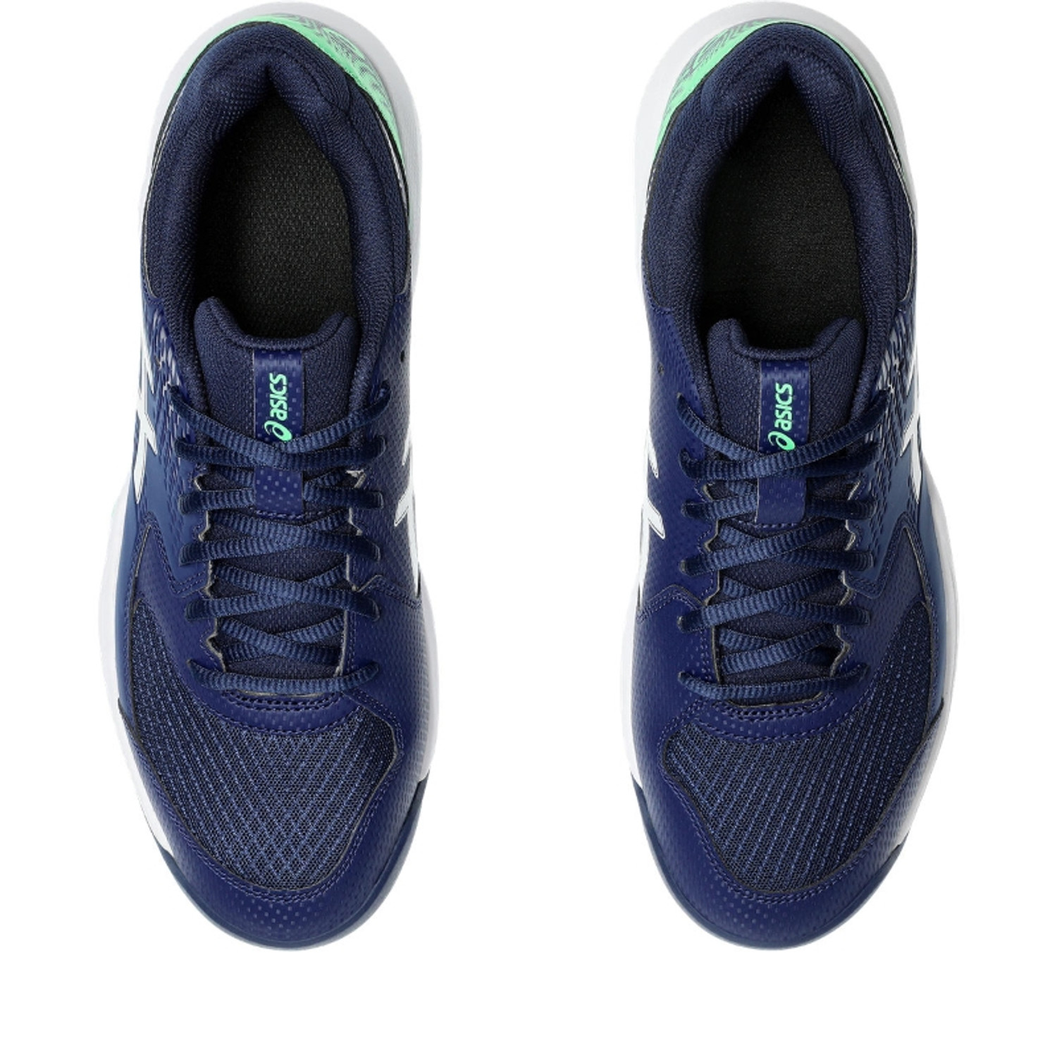 Asics Herren Gel Dedicate 8 Tennisschuh Indoor blau- weiß- grün