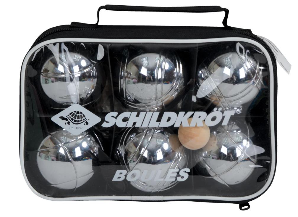 Schildkroet Boule/ Boccia Set, 2x3 Stahlkugeln