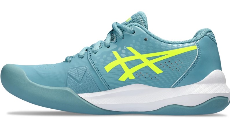 Asics Damen Gel-Challenger 14 Indoor Tennisschuh hellblau-gelb 42