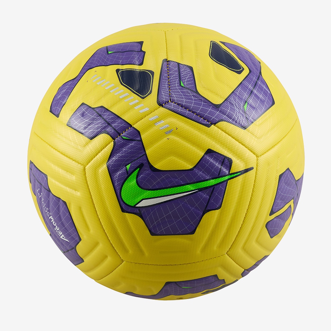 Nike Academy Plus Fußball Gr. 5  gelb, lila, grün