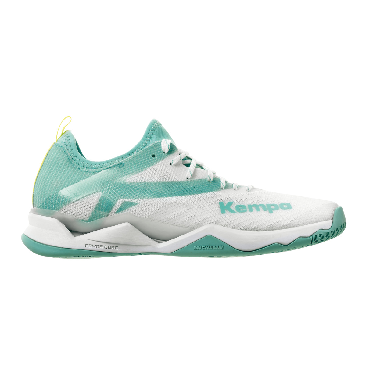 Kempa Damen Wing Lite 2.0 Handballschuh Indoorschuh weiß-türkis