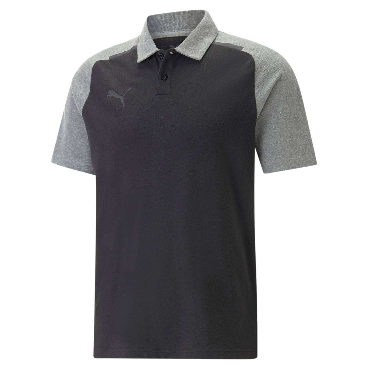 Puma Herren teamCup Casuals Poloshirt schwarz XL