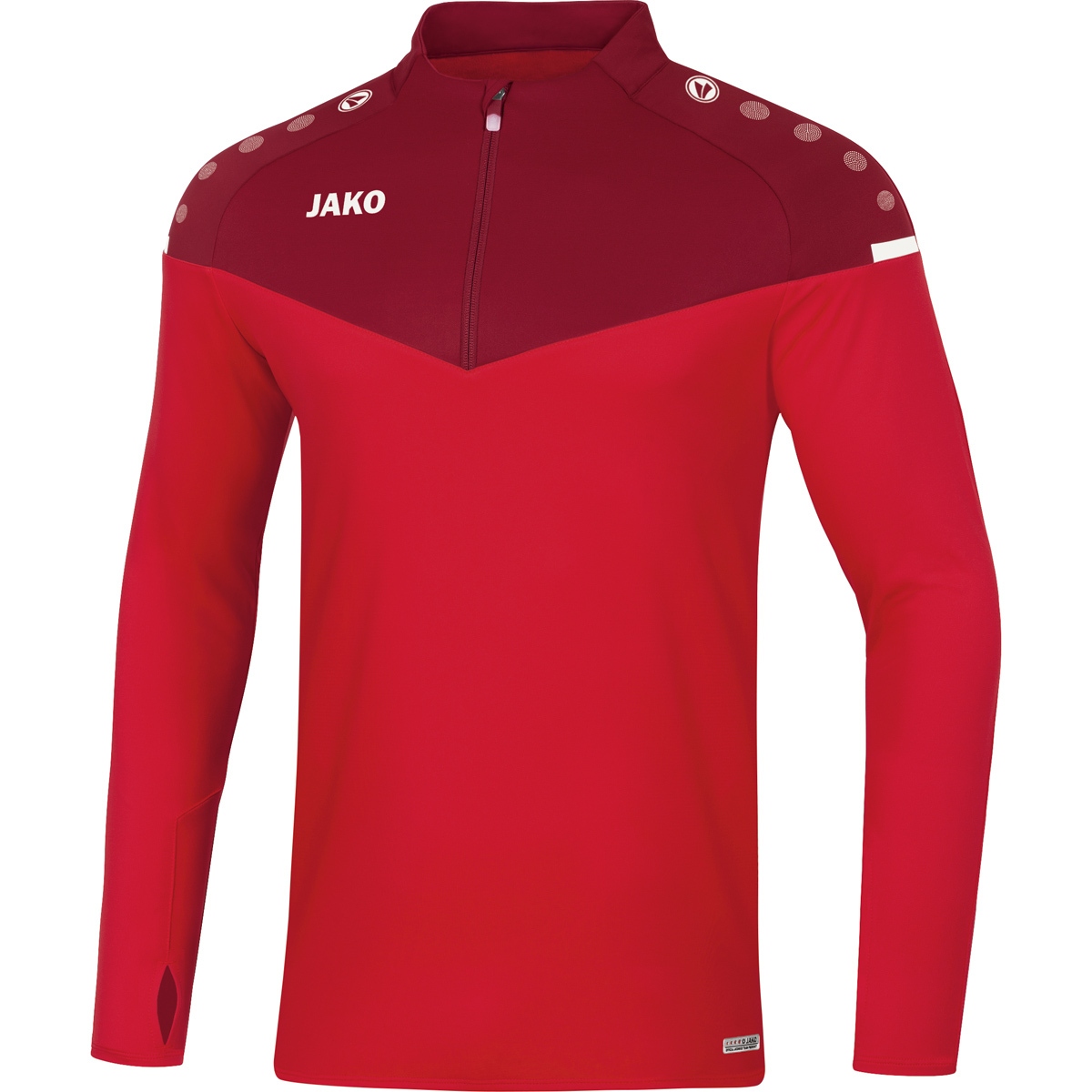 Jako Herren Champ 2.0 Ziptop Pullover rot-weinrot