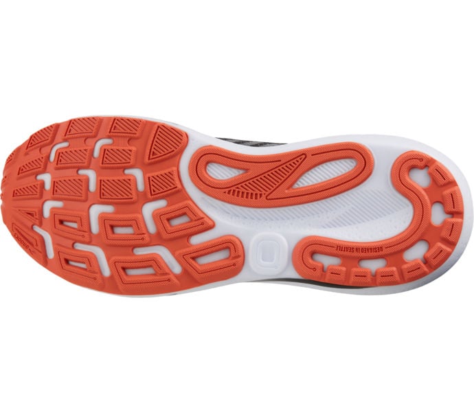 Brooks Herren Adrenaline GTS 24 Laufschuh gestützter Laufschuh schwarz, weiß, orange