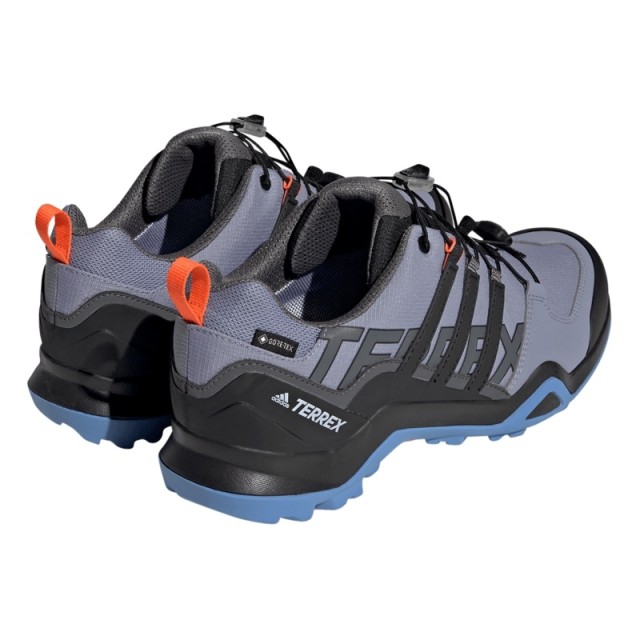 Adidas Herren Terrex Swift R2 GTX Wanderschuh Trekkingschuh silber-schwarz-blau 44 2/3