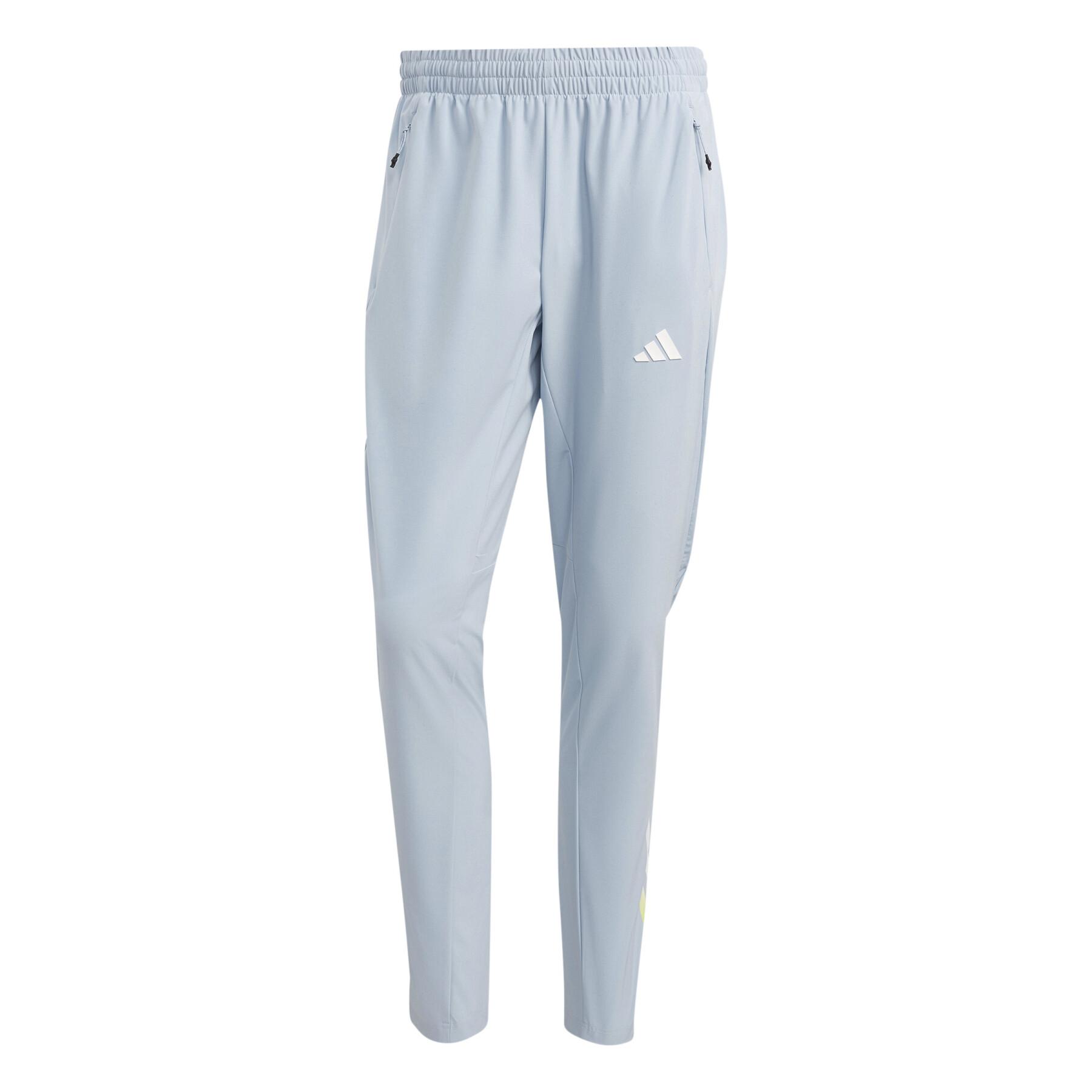 Adidas Herren 3-Streifen Trainingshose Sporthose blau