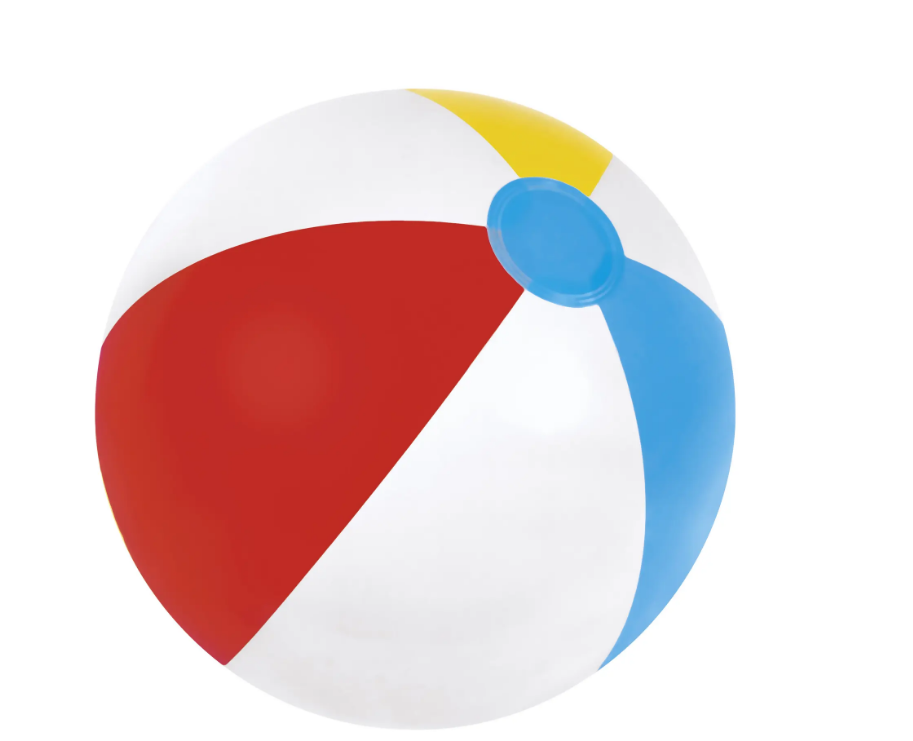 Bestway Retro 51 Wasserball weiß blau rot