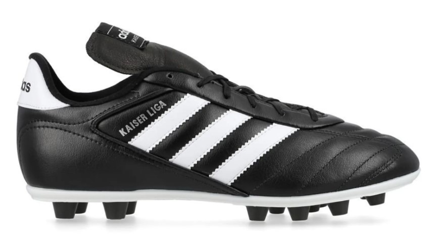 Adidas Kaiser Liga 2 Fussballschuh schwarz-weiß 44 2/3