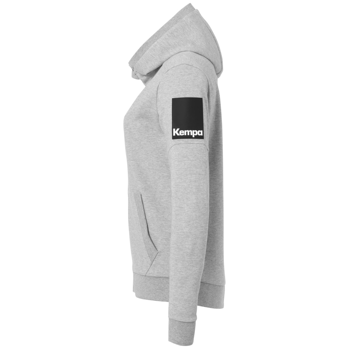 Kempa Damen Status Kapuzenjacke grau-melange XXL
