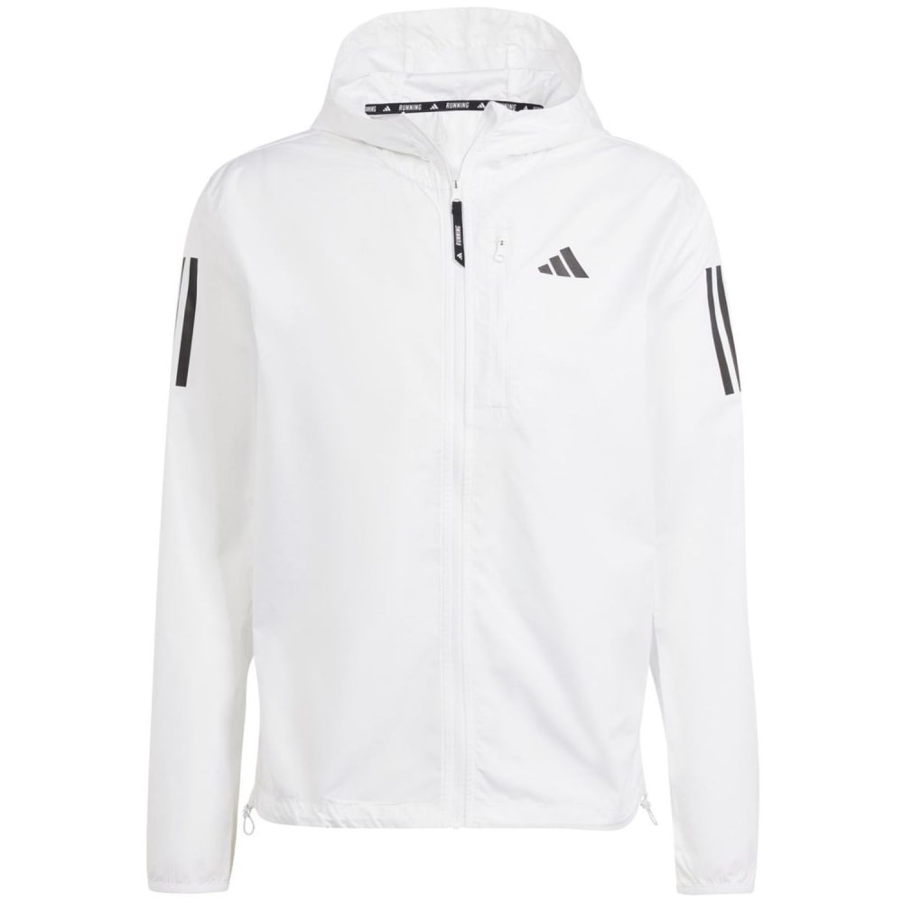 Adidas Herren Own the Run Jacke Laufjacke weiß schwarz