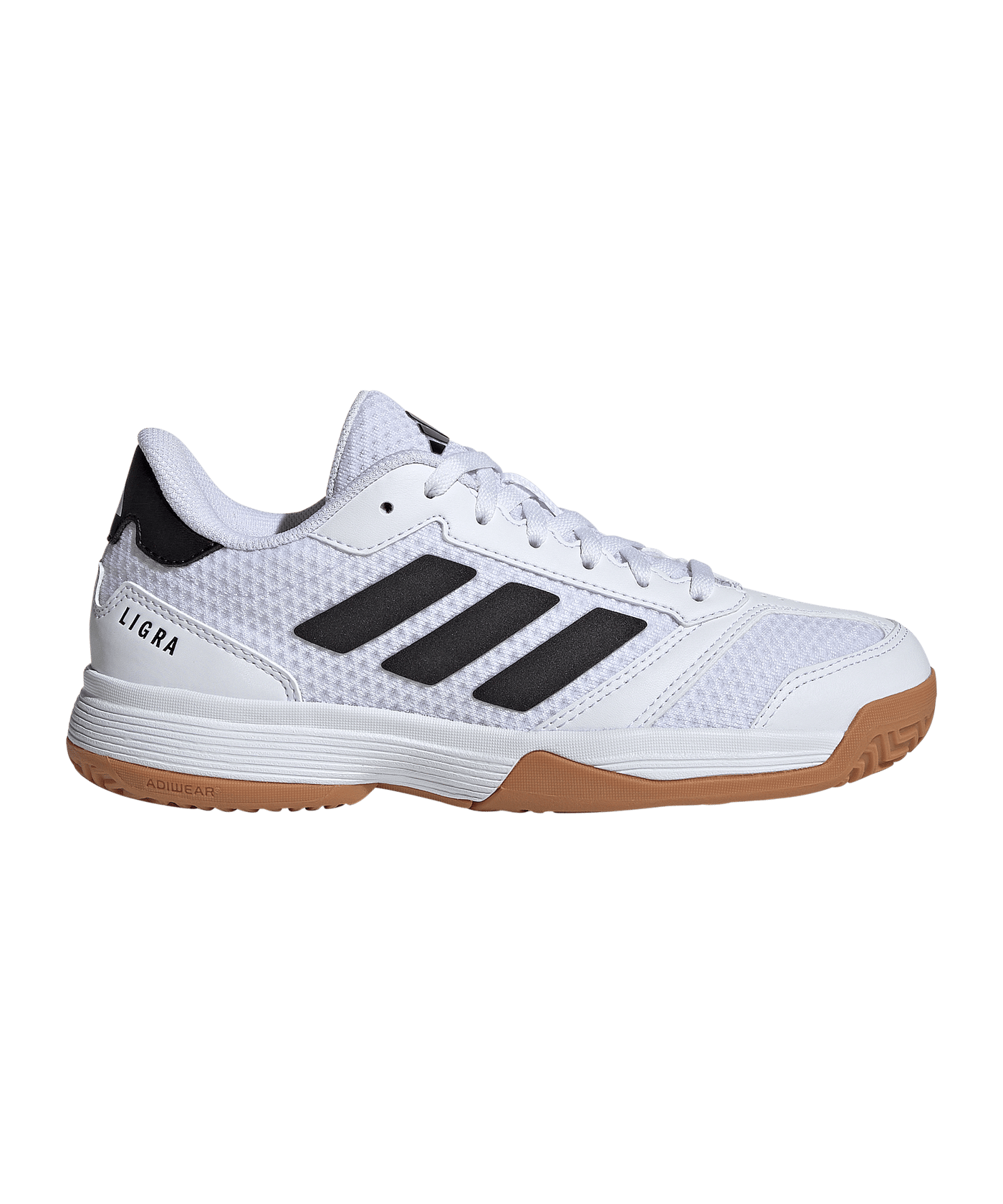 Adidas Kinder Ligra 8 Sportschuh Hallenschuh weiß schwarz