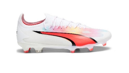 Puma Herren Ultra Ultimate FG/AG Fußballschuh weiß-rot-schwarz 47