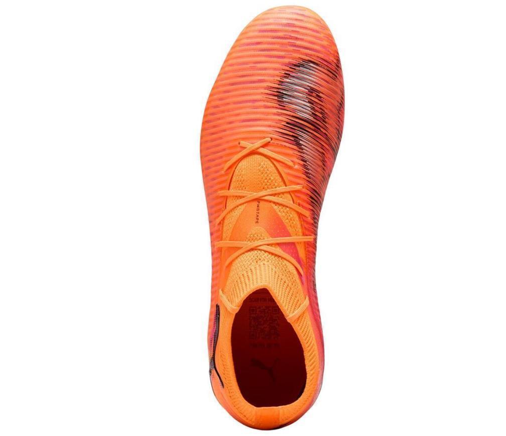 Puma Herren Future 8 Pro FG/AG Fußballschuh orange schwarz 47