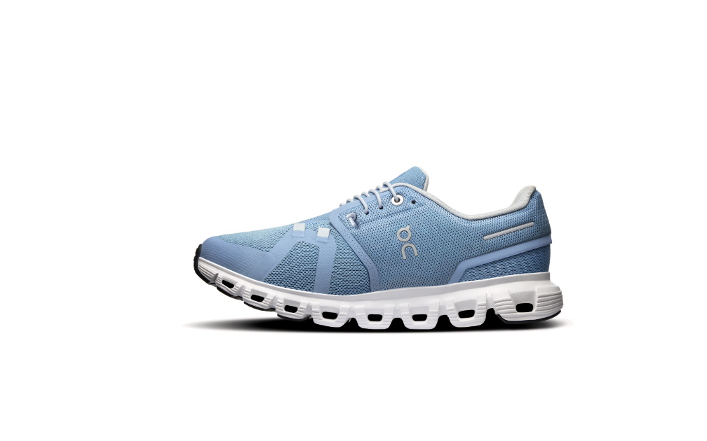 ON Damen Cloud 6 Laufschuh Freizeitschuh blau weiß 41