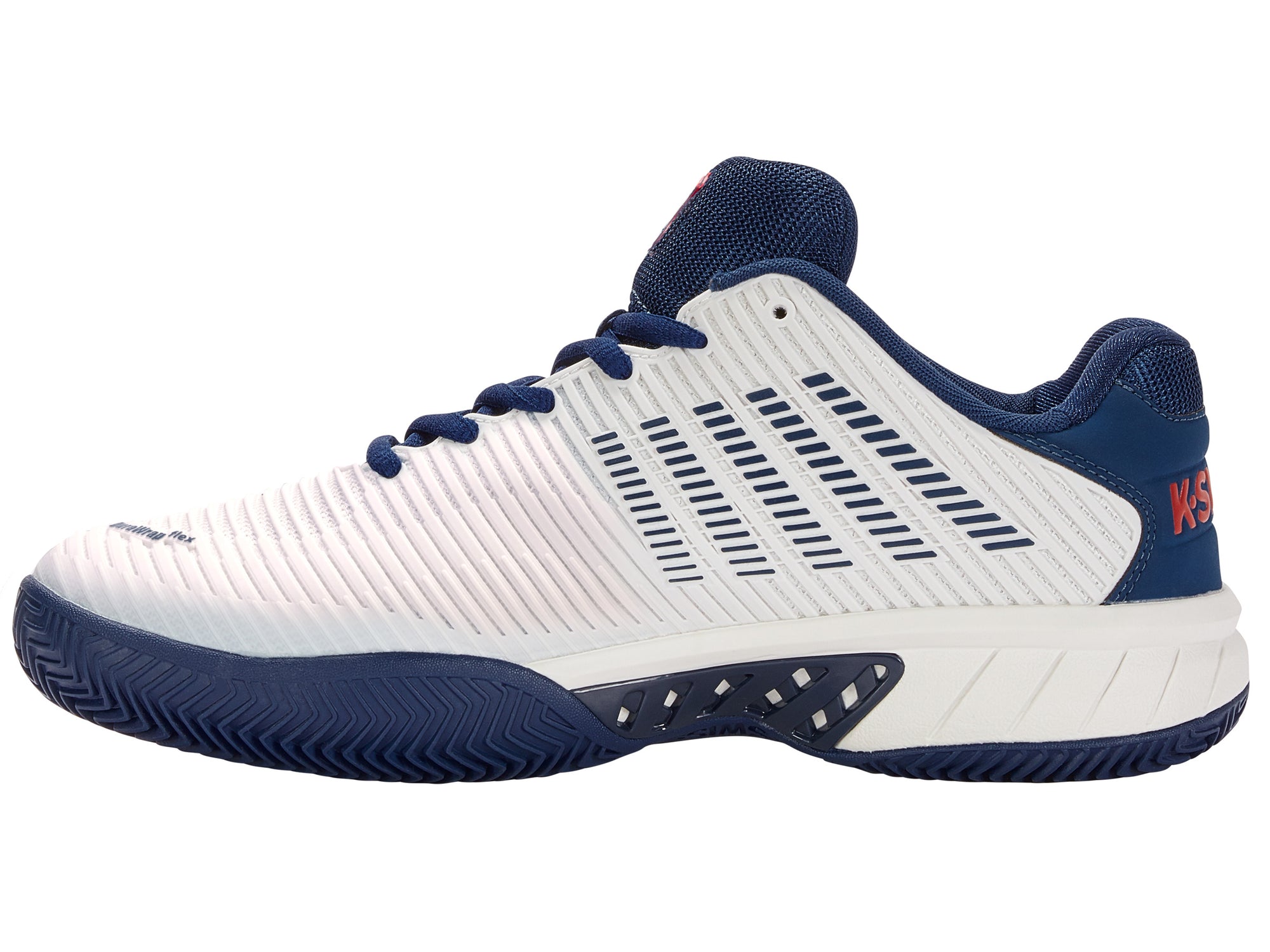 K-Swiss Herren Hypercourt Express 2 HB Sandplatz Tennisschuh weiß-dunkelblau 47