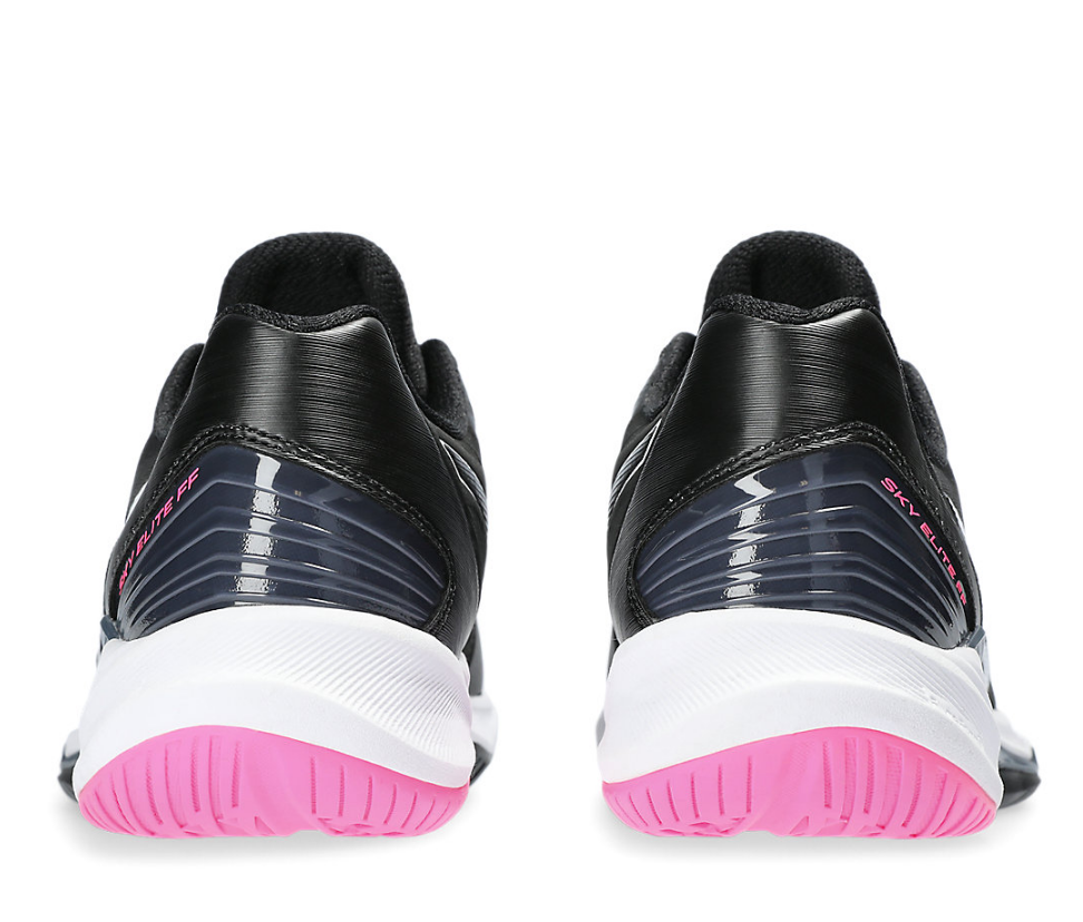 Asics Damen Sky Elite FF 2 Volleyballschuh Indoorschuh schwarz-weiß-pink Asics Damen Sky Elite FF 2 Volleyballschuh Indoorschuh schwarz-weiß-pink