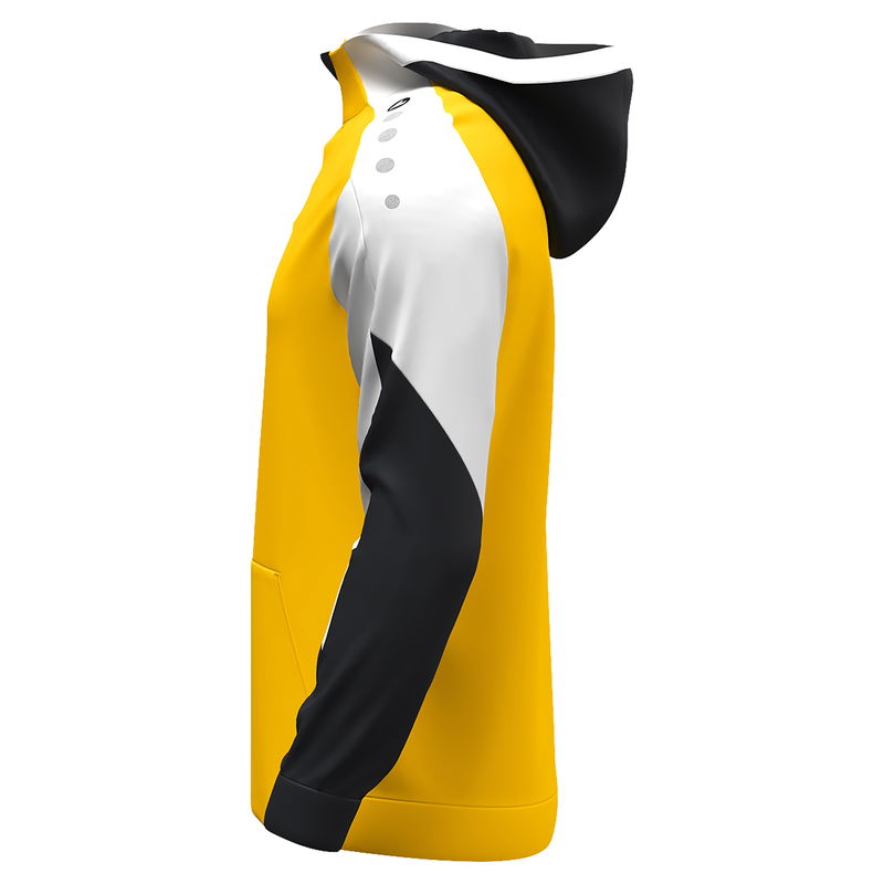 Jako Herren Dynamic Zip Hoodie Langarmtrainingshirt gelb, weiß, schwarz